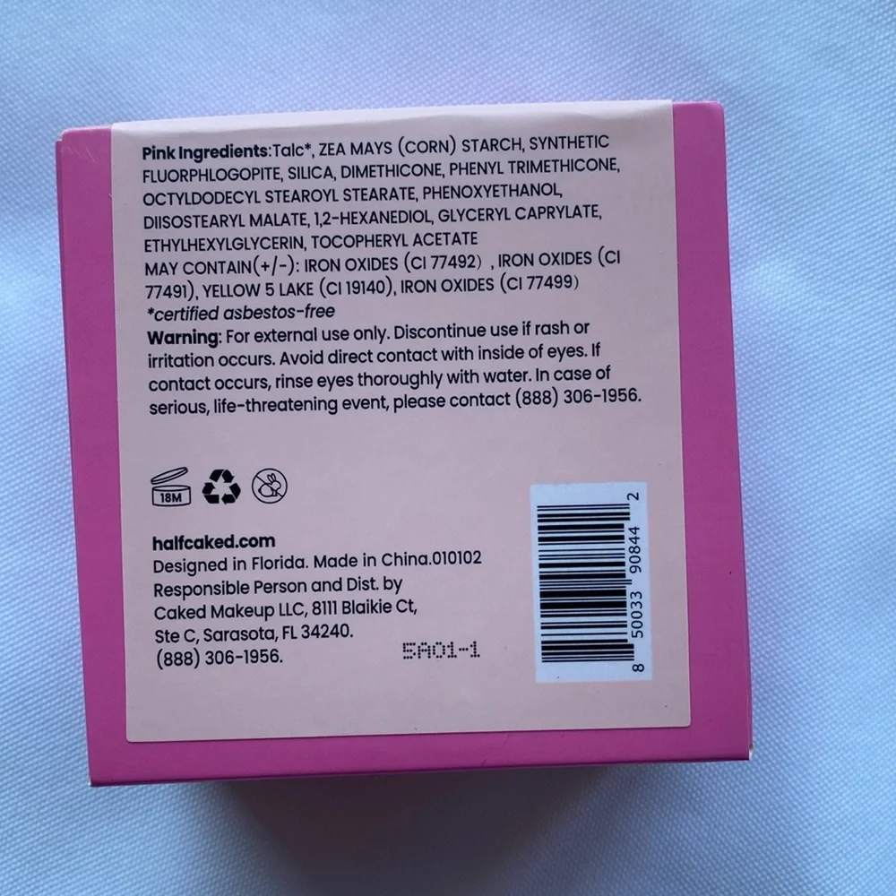 Half Caked Star Bright Loose Setting Powder - Pink